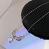 Bling Moonstone Star Cross Pendant Necklace for Women Punk Hip Hop Star Chain CrystalNecklace Party Y2K Jewelry Gift - Image 14