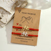 Noter Matching Couple Bracelet 2Pcs Stainless Steel Bicycle Handmade Braided Cord Charm Braslet Gift For Lovers Jewelry - Image 1
