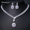 Noble Cubic Zircon Jewelry Set Bridal Wedding Party For Female Fascinating Dress-Up Geometry Shape Elegant Ornament - Image 9
