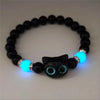 1 PC Matching Bracelets Couples Women Men Luminous Cute Cat Friendship Bracelete Black White Cat Head Bead Strand Bracelet - Image 5