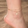 Stainless Steel Anklets for Women Sun Flower Leaves Moon Star Foot Bracelet Jewelry Summer Beach Accessories - Image 10