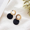 Black Hanging Long Earrings for Women Triangle Square Statement Drop Earrings Boucle Oreille Jewelry - Image 13