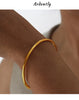 3 Pieces/lot Stainless Steel Bracelet Bangles For Women Simple Style Gold Plated Women's Bracelets Bangle - Image 19
