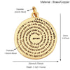 Brass Heart with CZ Zirconia Paved Charm Pendant, Gold Plated Zircon Jewelry Finding Supplies - Image 16