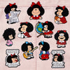 3-10pcs/Set Classic Cartoon Characters Enamel Pin Brooch for Woman Metal Pin Badge Shirt Brooches for Men Woman Jewelry Gifts - Image 4