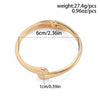 Chunky Geometric Spring Cuff Bangle in Gold-Tone or Silver-Tone - Image 24