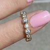 Round Cubic Zircon Promise Rings for Women Novel Accessories Wedding Rings Silver Color/Gold Color Jewelry - Image 5