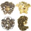 Medusa Brooches for Women 2-color Gold and Silver Lady Pin Office Party Friend Gifts Accessories - Image 1