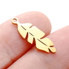 5Pcs/Lot Arrive Leaf Pendant Hollow Leaves Stainless Steel Charms for Earrings Bracelet Necklace Jewellery Making - Image 13