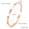 Stainless Steel Bangle Gold Silver Rose Gold Color Crystals Buckle Van Be Opened Bracelets Jewelry Women Men - Image 10