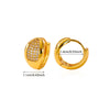 Delicate Zircon Huggie Earrings for Women Gold Plated Small Hoop Earrings Jewelry Gifts for All Occasions - Image 9