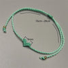 Candy Colors Heart Shaped Love Lucky Simple Macrame Handmade Rope Bangle Braided Charm Bracelet Women Men Couple Sister Gift - Image 1