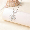 Stainless Steel Geometric Necklace For Women Sun Sunflower Pendant Clavicle Chain Aesthetic Jewelry Accessories - Image 21