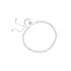 Silver Metal Bracelets for Women Men Beads Adjuatable Handmade Simple Bracelet Birthday Christmas Gift - Image 5