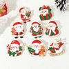 8 Styles Pretty Santa Claus Collection Brooches Candy Canes Wreath Sleigh Reindeer Tree Father Christmas Lapel Pins Xmas Gift - Image 2