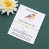 Robin Bracelet Robin Charm Waxed Cord Friendship Bracelet Robin Jewellery for Women Men When Robins Appear Memorial Gift - Image 5