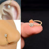 Silver Color Simple Punk Metal Zircon Ear Cuff Clip on Earrings for Women No Pierced Crystal Star Earcuff Ear Wrap Clips Jewelry - Image 20