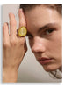 Candy Multi-Color White Pink Blue Yellow Resin Adjustable Ring Gold Color Stainless Steel Summer Jewelry Gift - Image 13