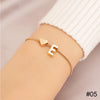 Simple Love Letter Bracelet Retro Adjustable Alloy Letter Bracelet Women Hand Jewelry Accessory - Image 9