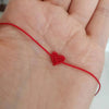 Braided Heart Rope Bracelet Adjustable in Many Colors - Image 8