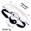 Yin Yang Braided Rope Bracelet Set of 2 for Couples Adjustable - Image 8