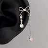 1pcs Quality Shiny Cross Zircon 316L Stainless Steel Ear Bone Nail Y2K Style Silver Color Earring for Women Cochlear Accessories - Image 11