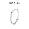 Silver Simple Geometric Line Twisted Ring Stackable Gold Color Jewelry For Women Party Gifts - Image 8