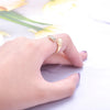 Abstract Hollow Irregular Open Adjustable Stainless Steel Rings Gothic Irregular Geometric Hammered Heart Lover Jewelry Rings - Image 50