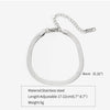 Gold Silver Color Stainless Steel Flat Chain Bracelet For Men Retro Jewelry Accessories Women Wrap Bangle - Image 8