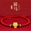 12 Constellation Zodiac Sign Charm Braided Bracelets Men Women Classics Red Rope Bracelet Bangle Birthday Gift Party Jewelry - Image 5