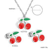 Circular Shell Jewelry Set Pendants Necklace Earring Sets Sun Cross Stainless Steel Set For Women Wedding Party - Image 25