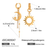 Daily Freshwater Pearl Star and Moon Pendant AB Earrings Gold-plated Stainless Steel All-match Women's Jewelry - Image 7