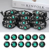 12 Constellation Zodiac Sign Charm Luminous Bracelets Men Women Vintage Multilayer Wrap Leather Bracelet Bangle Birthday Gift - Image 4