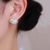 Cute Rabbit Stud Earrings for Bling Bling Crystal CZ Female Earrings Daily Wear Party Statement Jewelry - Image 3