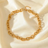 316L Stainless Steel Gold Silver Color Thick Chain Necklace For Women Cuban Neck Chain Jewelry Gift - Image 4