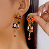 Classic Gothic Black Moon Star Tassel Crystal Earrings For Women Vintage Vampire Bat Water Drop Earring Halloween Charm Jewelry - Image 11
