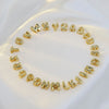 Tiny Gold Color Bubble Balloon Initial Letters Charms Chocker Necklaces for Women Single Alphabet Chains Personalized Jewelry - Image 39