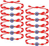 12pcs Couple Evil Eye Red Bracelet Women Men 7 Knot Lucky Handmade Braided String Adjustable Family Friendship Bracelet Jewelry - Image 9
