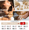 Woven Link Stainless Steel Bracelet with Gold Tone Finish - Image 17
