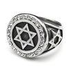 Jewish Vintage Punk Hexagram Star of David Ring Men Stainless Steel Male Boy Biker Jewelry Creativity Gift R592S03 - Image 8