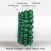 Green Malachite Stone Bracelet 6/8/10mm Handmade Round Beads Bracelets Couple Yoga Bracelet Men Women Jewelry - Image 2
