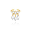 Silver Zircon Double layer Clip Earrings Women 1Piece No Piercing Earring Party Jewelry - Image 20