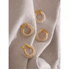 Stainless Steel Imitation Pearls Hoop Huggie Earrings Romantic Elegant Charm Chic Jewelry - Image 6