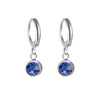 Birthstone Clear Zircon Earrings Stainless Steel 12 Months Drop Earrings for Women Girls Jewelry Birthday Gifts - Image 19