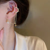 Sparkling Asymmetric Zircon Star Moon Ear Clip for Women Without Piercing Cross Tassel Ear Cuff Clip Earrings Wedding Jewelry - Image 11
