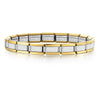 Women Men Simple Bangles Charms Italian Links Stainless Steel 9mm Width Gold Color Bracelets Jewelry Gifts - Image 13