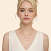 Elegant Pearl Pendant Necklace for Women, Stainless Steel Chain&OT Buckle Anti Rust Jewelry - Image 2