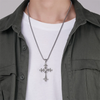 European And American Personality Retro Gothic Cross Necklace For Men And Women Street Hip-Hop Trendsetters Versatile Pe - Image 5