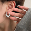 1 Pair Water Drop Geometric Earrings For Women Couples Minimalist Classic Hip Hop Ear Buckle Jewelry Accessories - Image 6