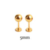 2PC Stainless Steel Flat Studs Lip Stud Earrings for Women Men Jewelry Ear Cuffs Flat Piercing Earring for Teens 16G - Image 19